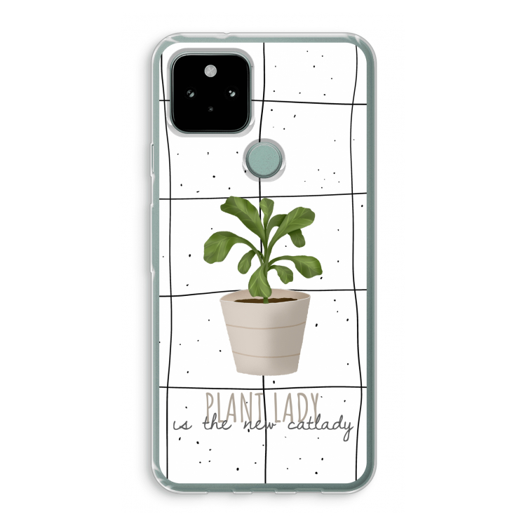 Kamerplant op vensterruit: Google Pixel 5 Transparant Hoesje