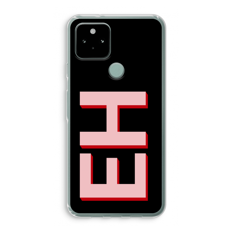 Monogram: Google Pixel 5 Transparant Hoesje