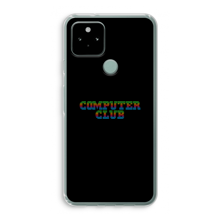 Retro: Google Pixel 5 Transparant Hoesje