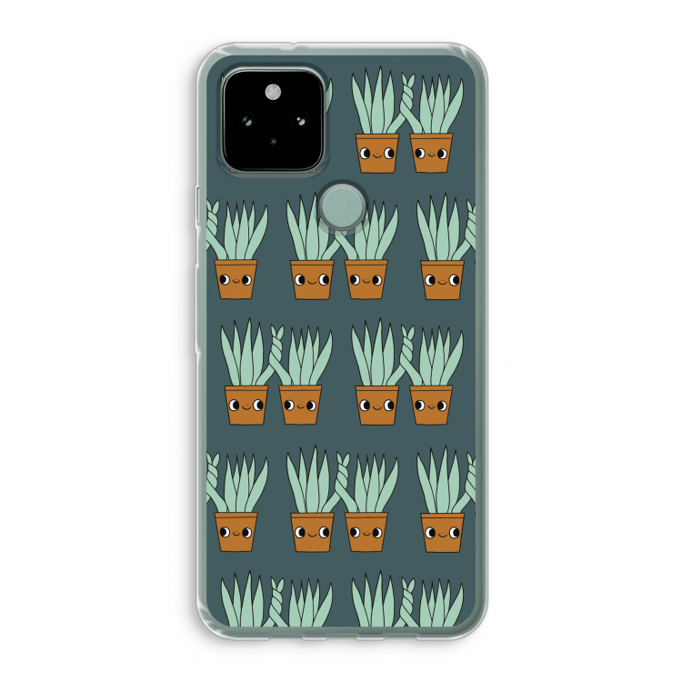 Sansevieria: Google Pixel 5 Transparant Hoesje