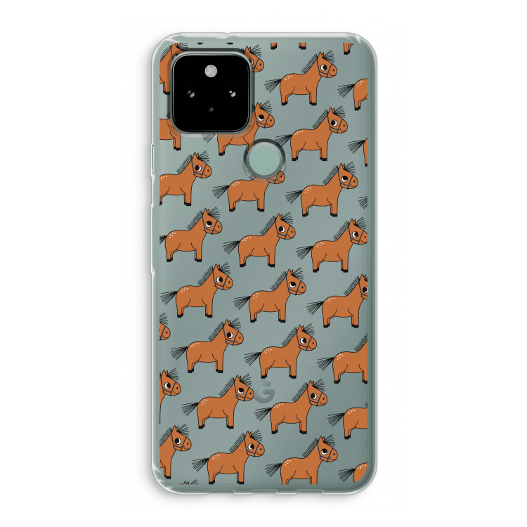 Pony: Google Pixel 5 Transparant Hoesje