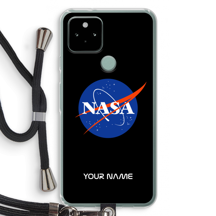 NASA: Pixel 5 Transparant Hoesje met koord