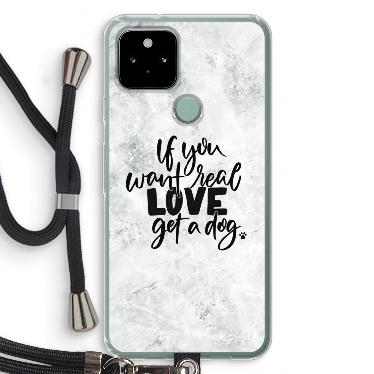 Partner in crime: Pixel 5 Transparant Hoesje met koord