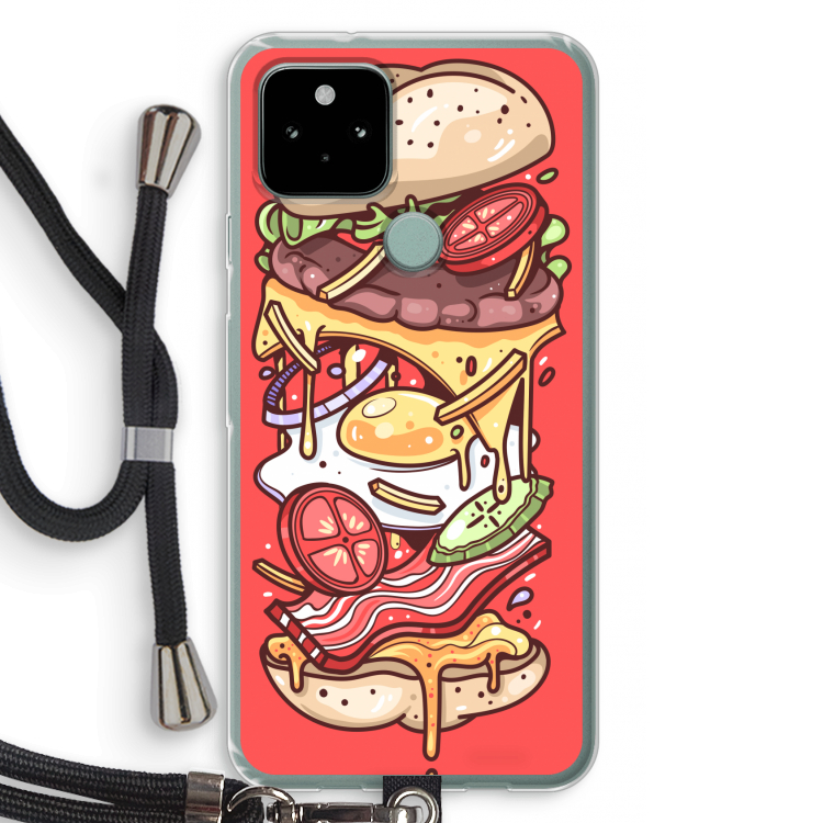 Diet Coke Please: Pixel 5 Transparant Hoesje met koord