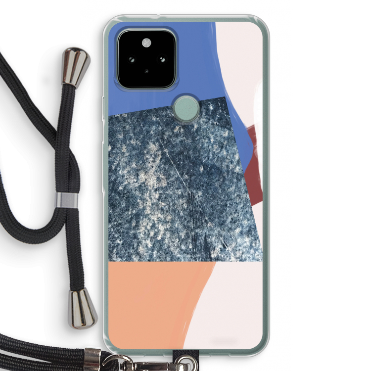 Billy: Pixel 5 Transparant Hoesje met koord