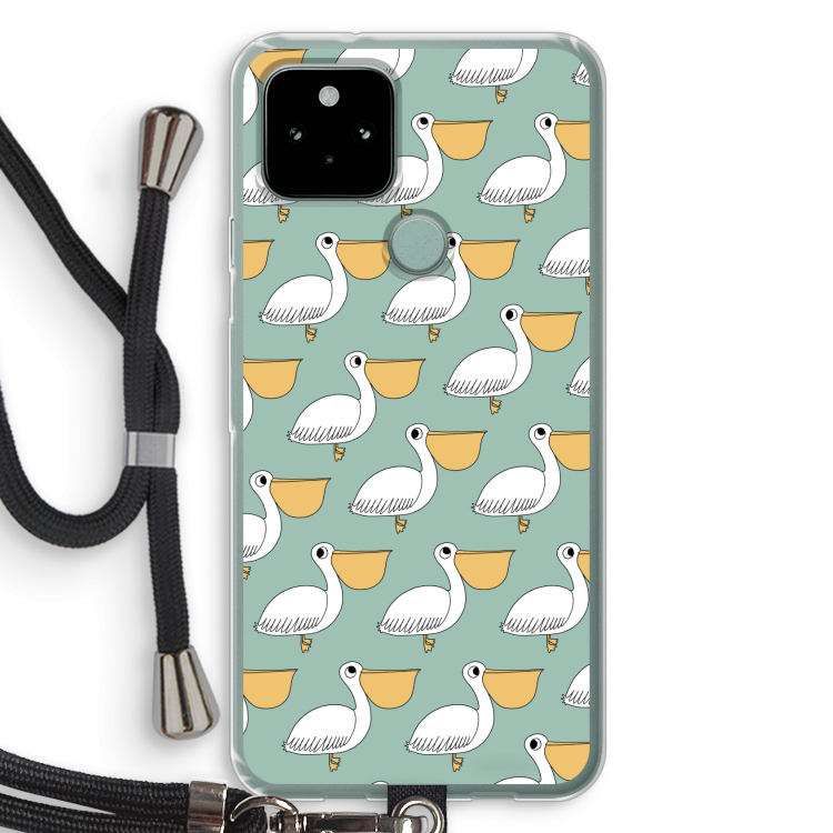 Pelican: Pixel 5 Transparant Hoesje met koord