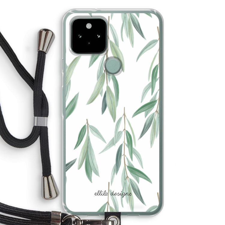 Branch up your life: Pixel 5 Transparant Hoesje met koord