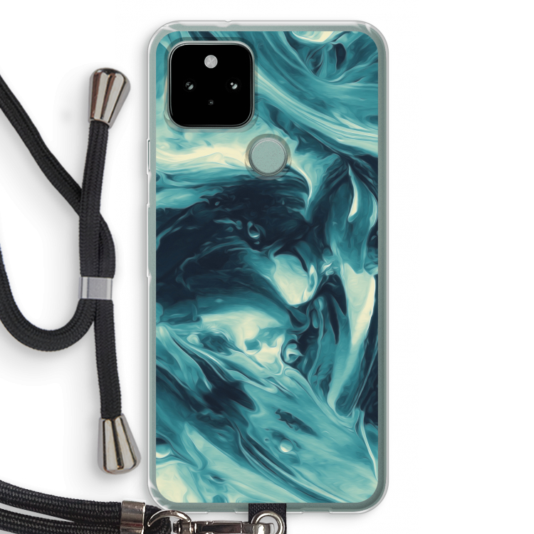 Dreaming About Whales: Pixel 5 Transparant Hoesje met koord