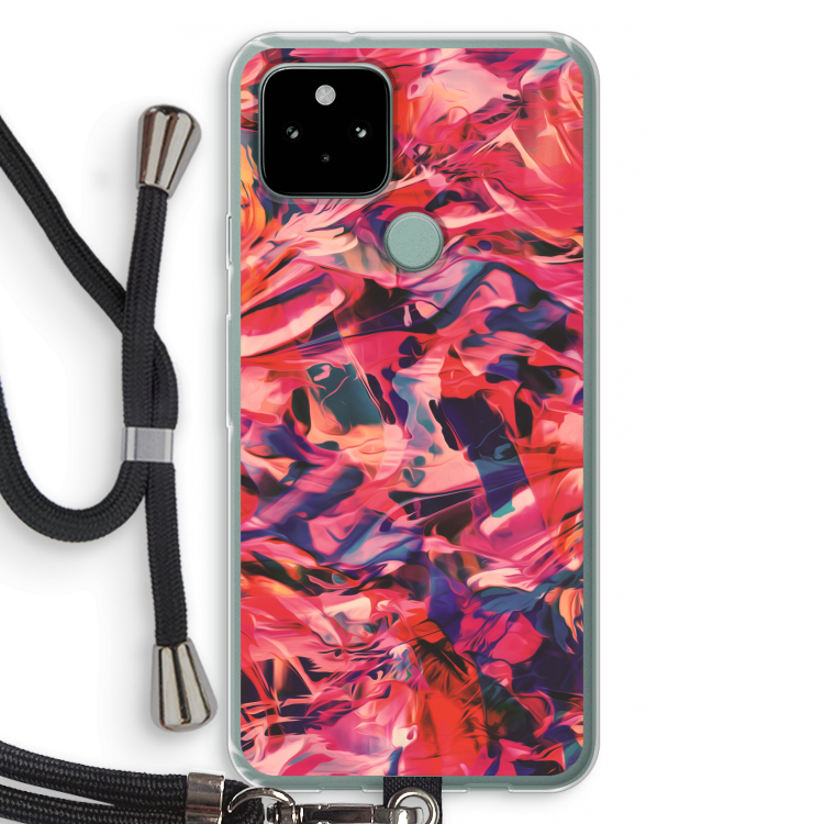 California: Pixel 5 Transparant Hoesje met koord