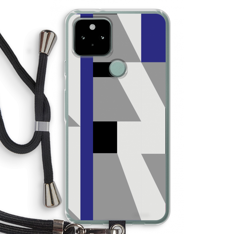 Gestalte 2: Pixel 5 Transparant Hoesje met koord