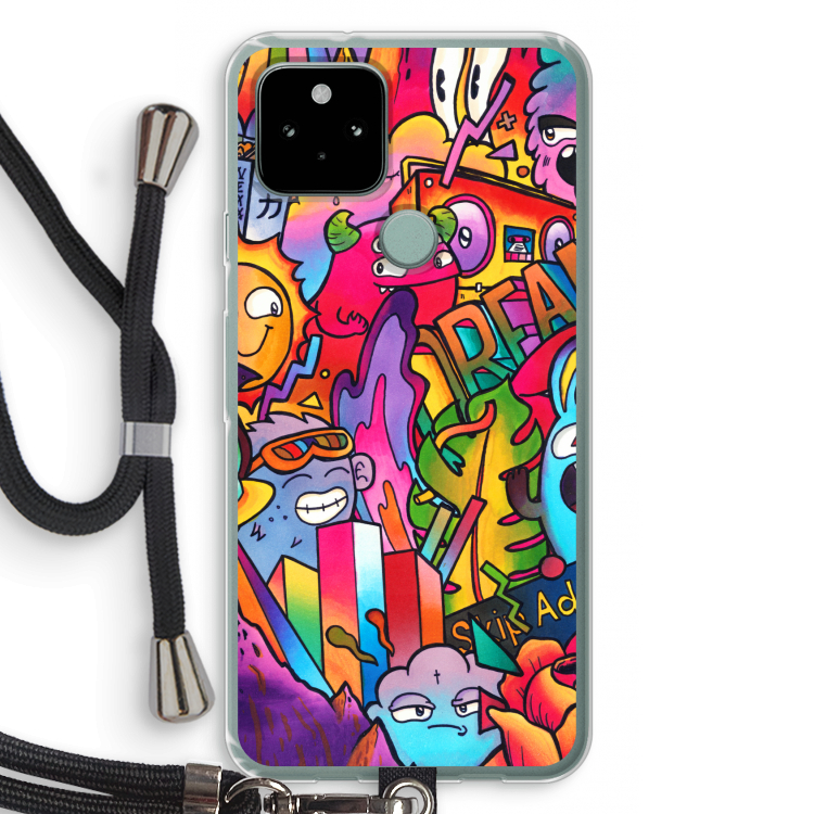 Dreams: Pixel 5 Transparant Hoesje met koord