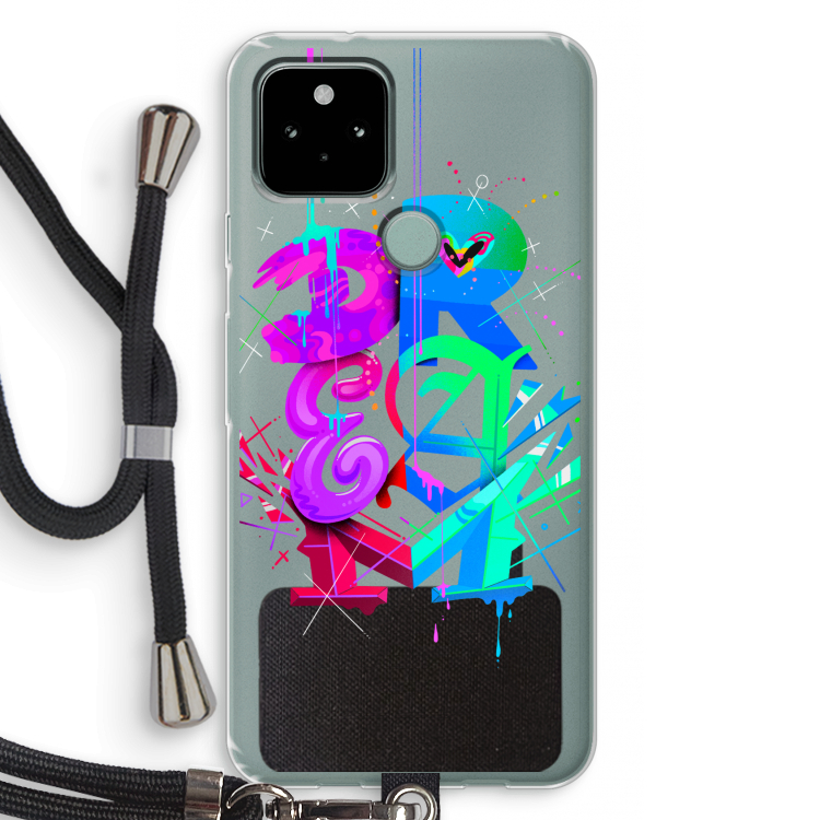 Dream: Pixel 5 Transparant Hoesje met koord