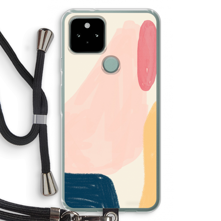 Saturday Flow: Pixel 5 Transparant Hoesje met koord