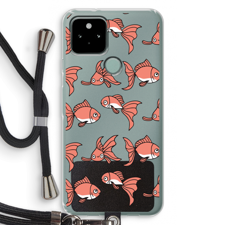 Blub: Pixel 5 Transparant Hoesje met koord