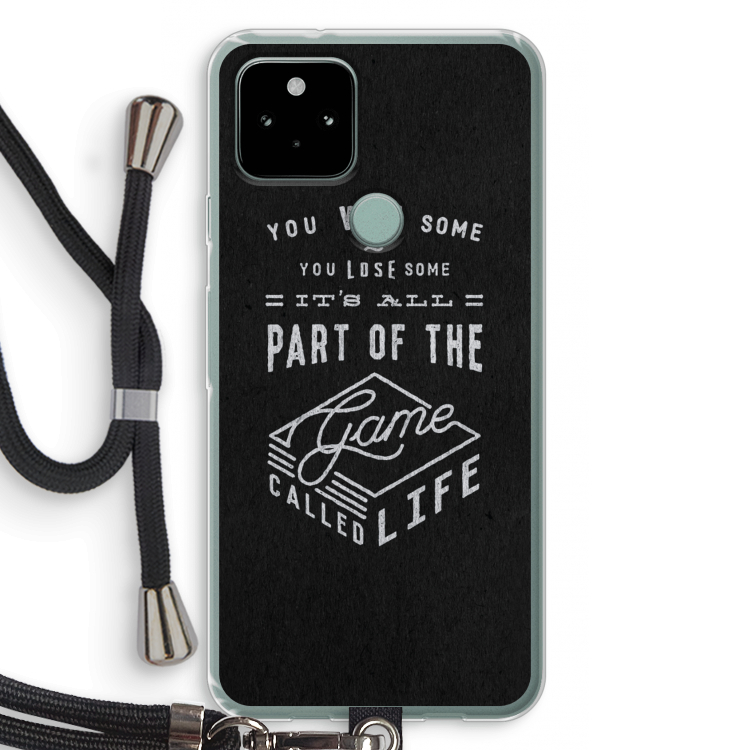 Life: Pixel 5 Transparant Hoesje met koord