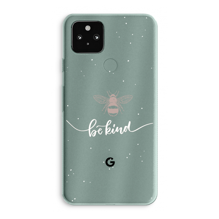 Be(e) kind: Google Pixel 5a 5G Transparant Hoesje