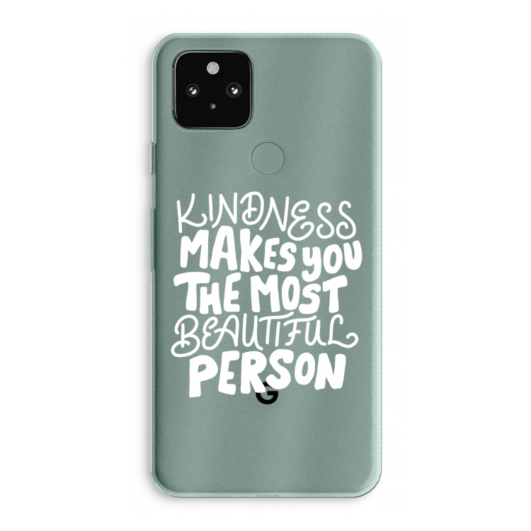 The prettiest: Google Pixel 5a 5G Transparant Hoesje