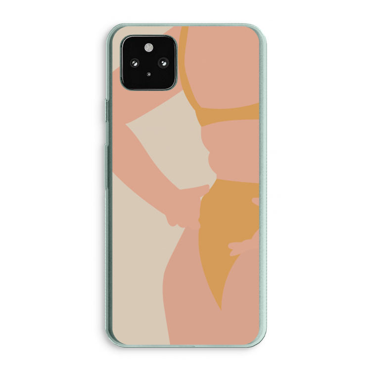 Bikini body: Google Pixel 5a 5G Transparant Hoesje