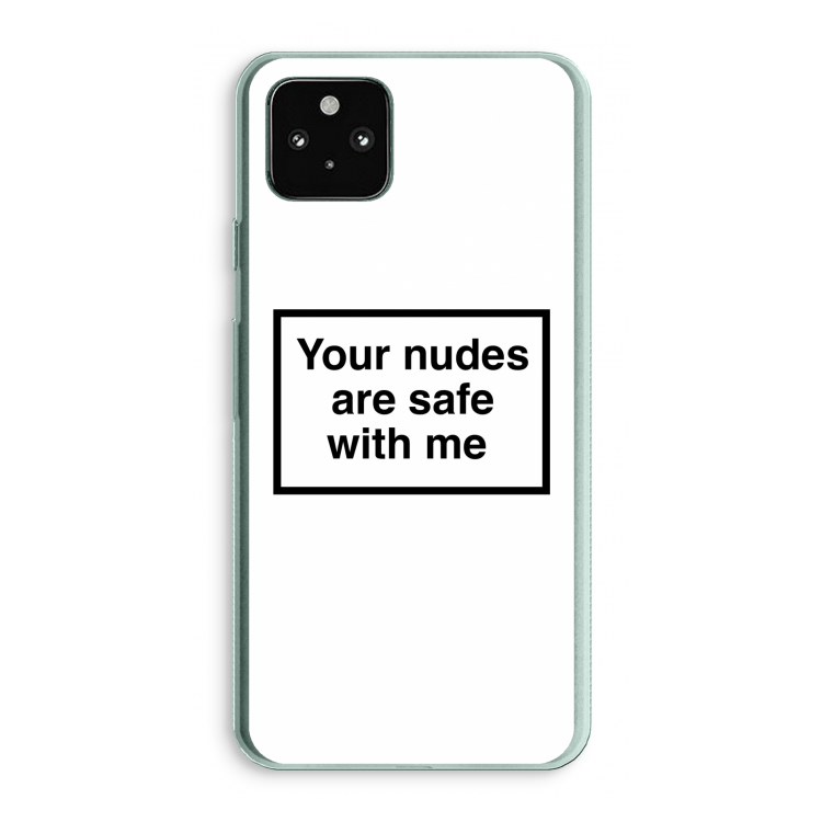 Safe with me: Google Pixel 5a 5G Transparant Hoesje