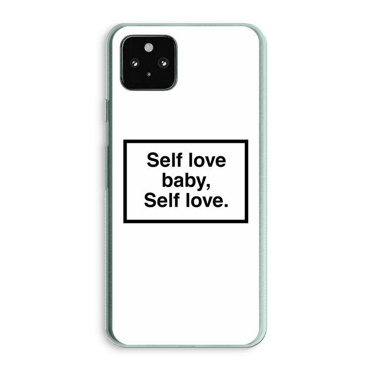 Self love: Google Pixel 5a 5G Transparant Hoesje
