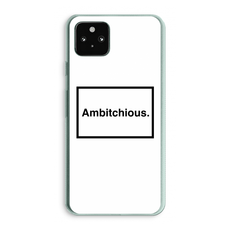 Ambitchious: Google Pixel 5a 5G Transparant Hoesje