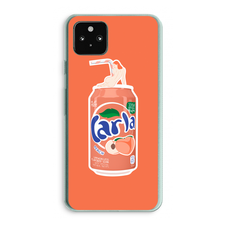 S(peach)less: Google Pixel 5a 5G Transparant Hoesje