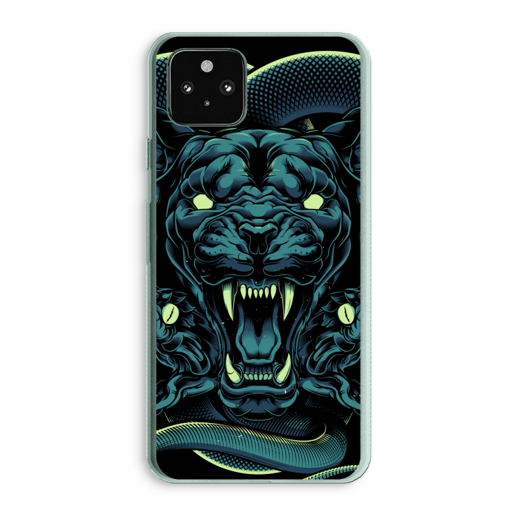Cougar and Vipers: Google Pixel 5a 5G Transparant Hoesje