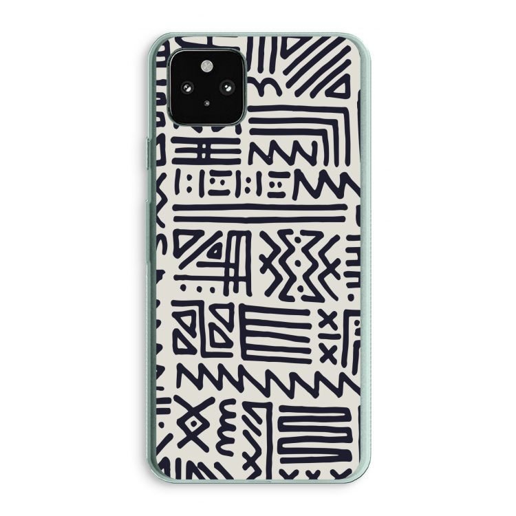 Marrakech print: Google Pixel 5a 5G Transparant Hoesje