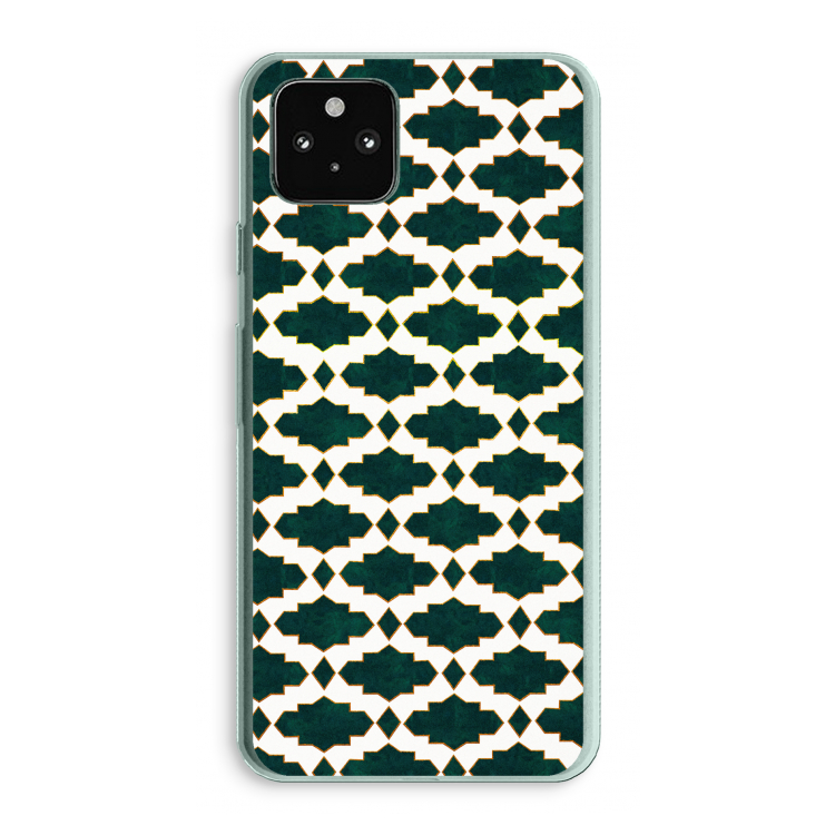 Moroccan tiles: Google Pixel 5a 5G Transparant Hoesje