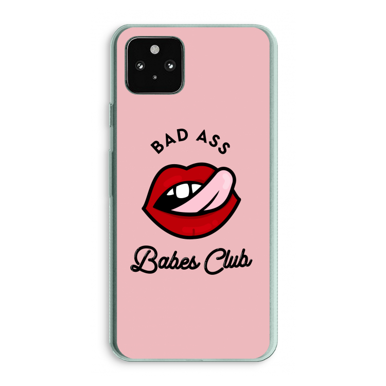 Badass Babes Club: Google Pixel 5a 5G Transparant Hoesje