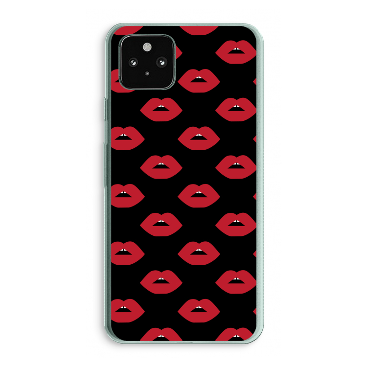 Lips: Google Pixel 5a 5G Transparant Hoesje