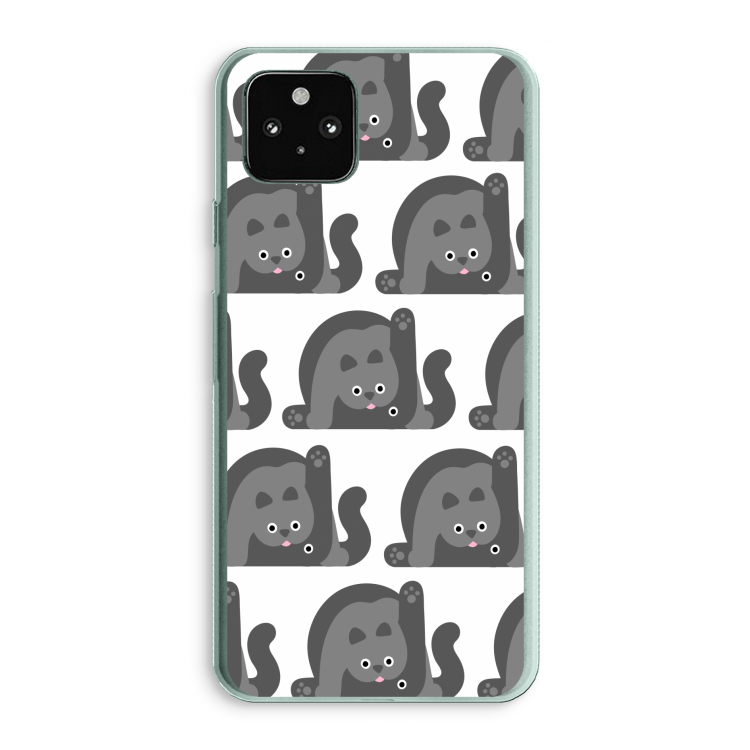 Cats: Google Pixel 5a 5G Transparant Hoesje