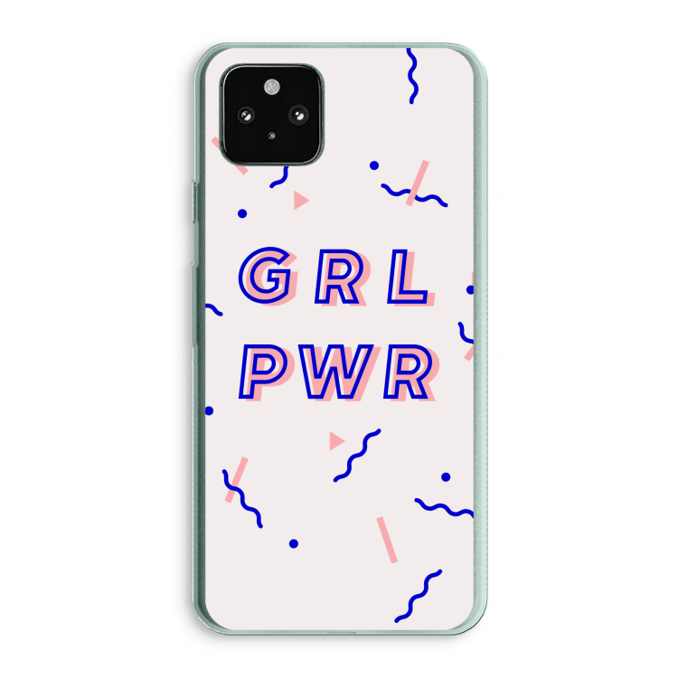 GRL PWR: Google Pixel 5a 5G Transparant Hoesje