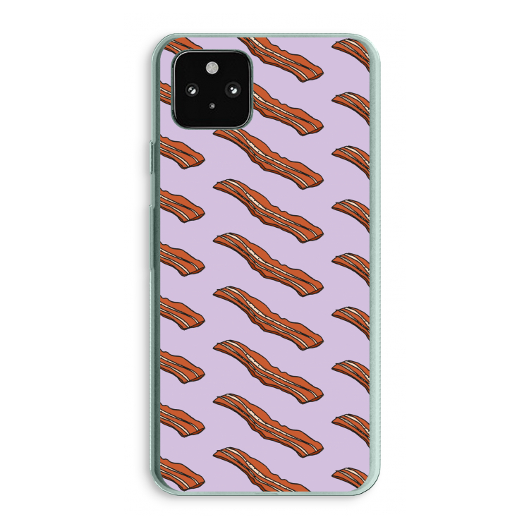Bacon to my eggs #2: Google Pixel 5a 5G Transparant Hoesje