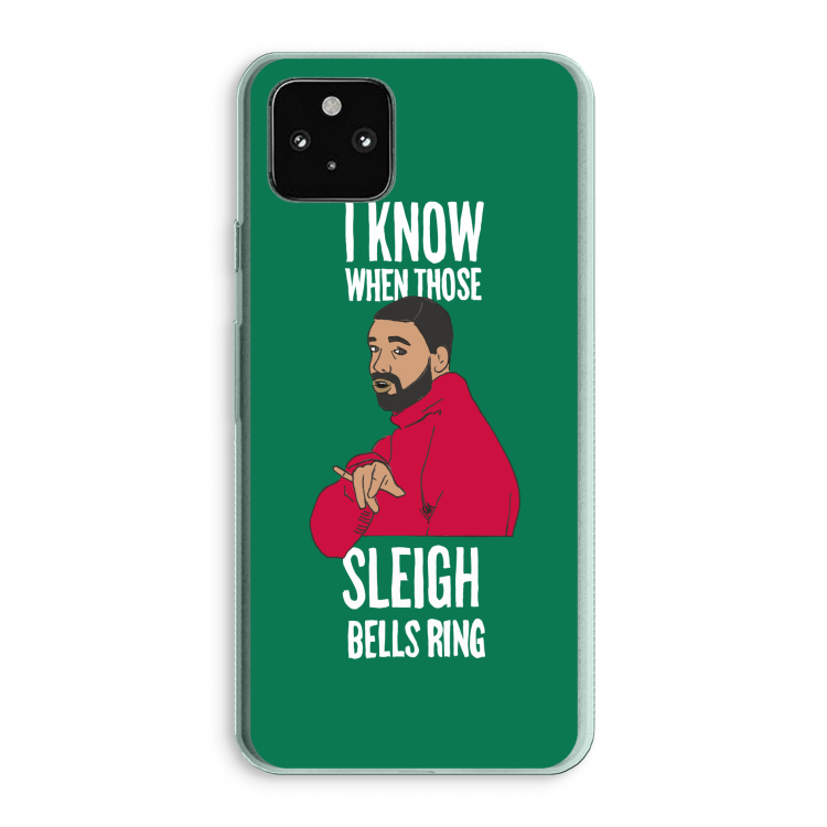 Sleigh Bells Ring: Google Pixel 5a 5G Transparant Hoesje