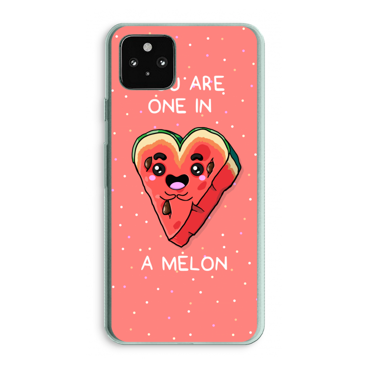 One In A Melon: Google Pixel 5a 5G Transparant Hoesje