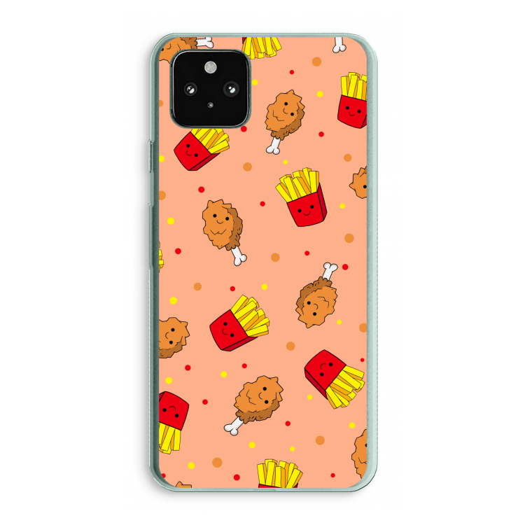 Chicken 'n Fries: Google Pixel 5a 5G Transparant Hoesje
