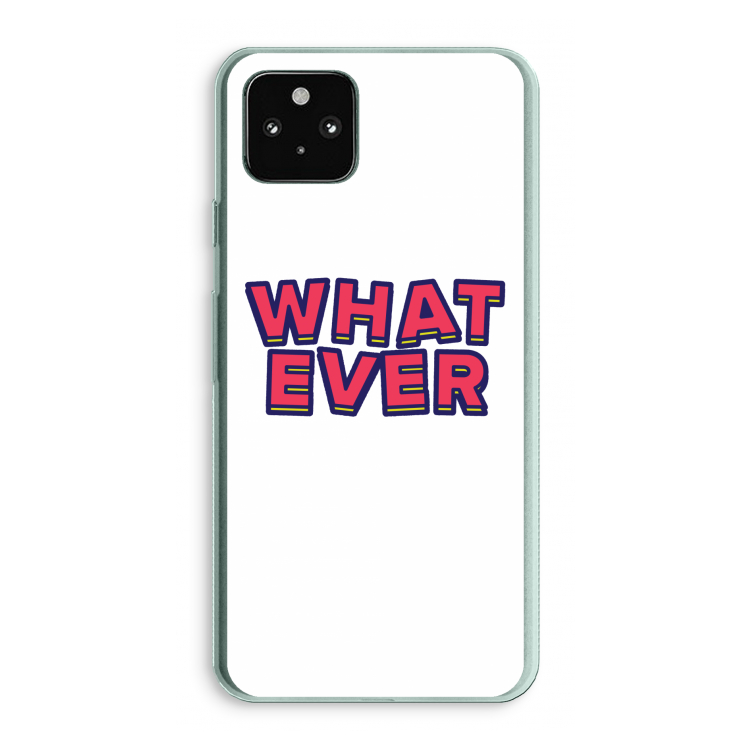Whatever: Google Pixel 5a 5G Transparant Hoesje