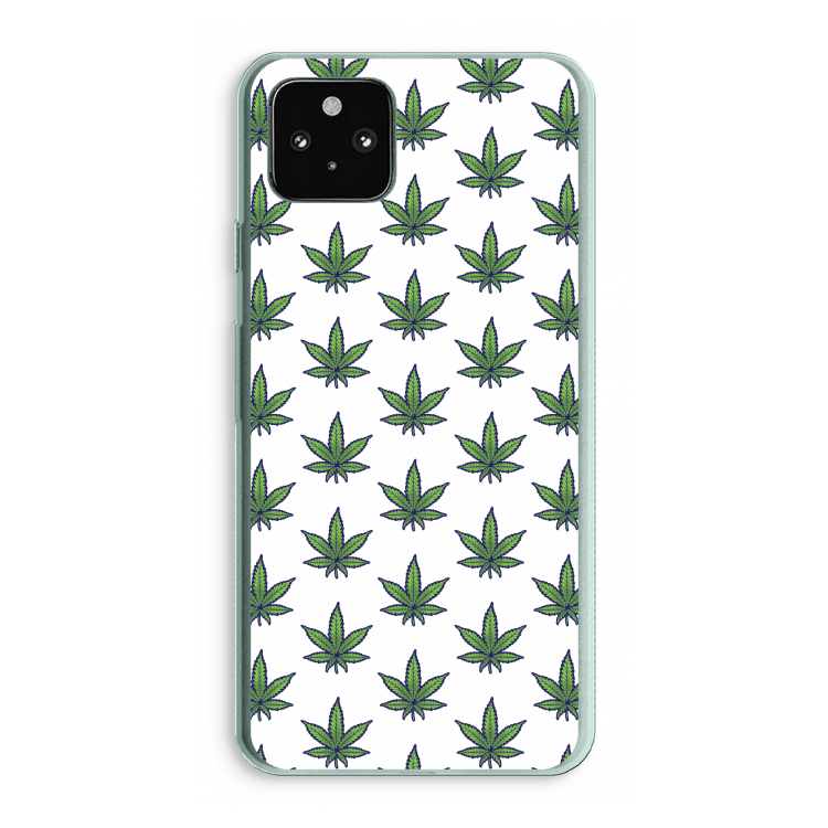 Weed: Google Pixel 5a 5G Transparant Hoesje