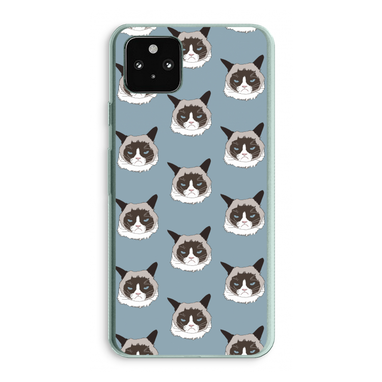 It's a Purrr Case: Google Pixel 5a 5G Transparant Hoesje