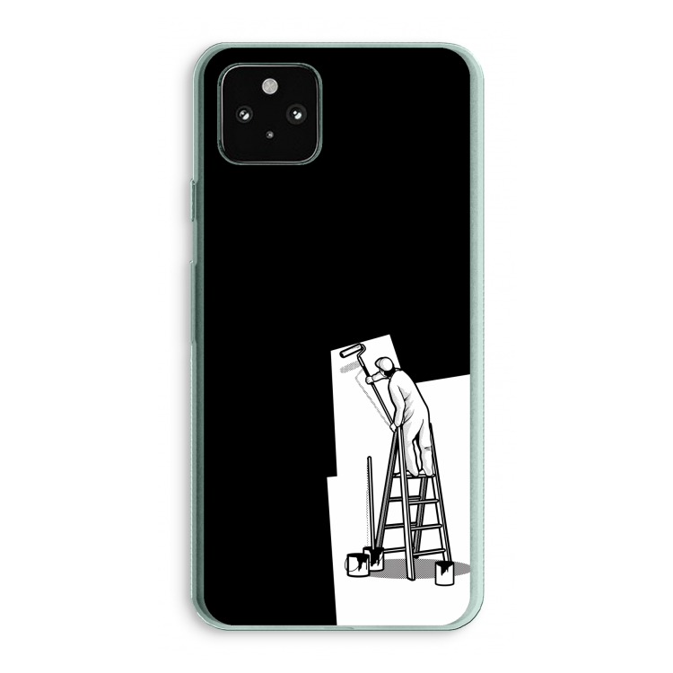Musketon Painter: Google Pixel 5a 5G Transparant Hoesje