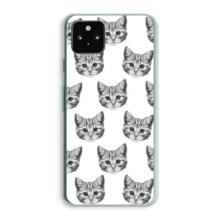 Kitten: Google Pixel 5a 5G Transparant Hoesje