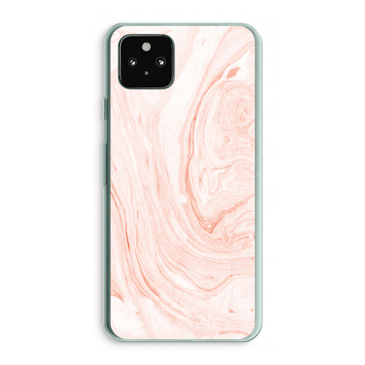 Peach bath: Google Pixel 5a 5G Transparant Hoesje