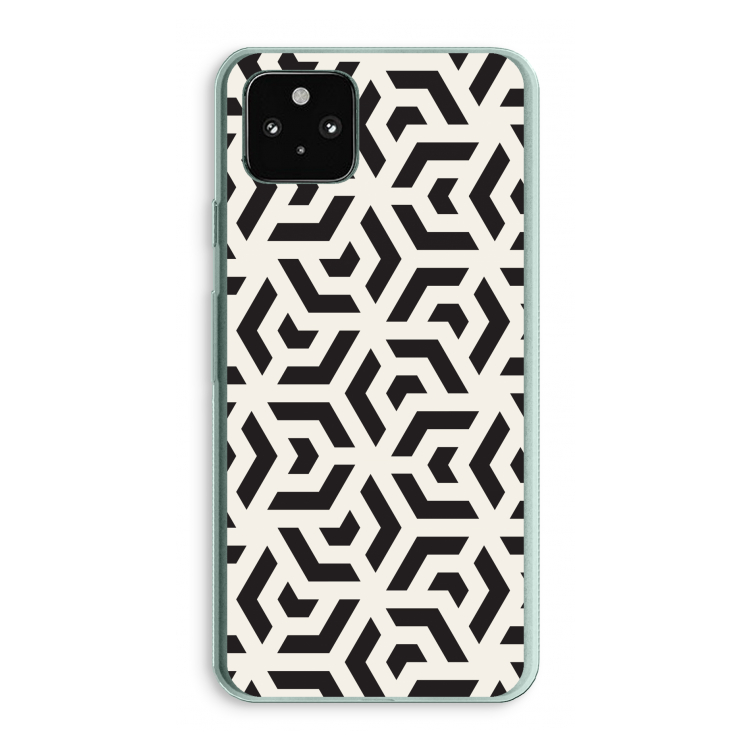Crazy pattern: Google Pixel 5a 5G Transparant Hoesje