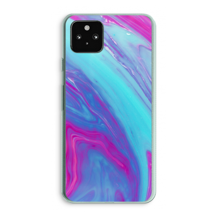 Zweverige regenboog: Google Pixel 5a 5G Transparant Hoesje