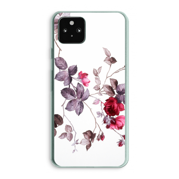 Mooie bloemen: Google Pixel 5a 5G Transparant Hoesje