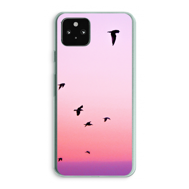 Fly away: Google Pixel 5a 5G Transparant Hoesje