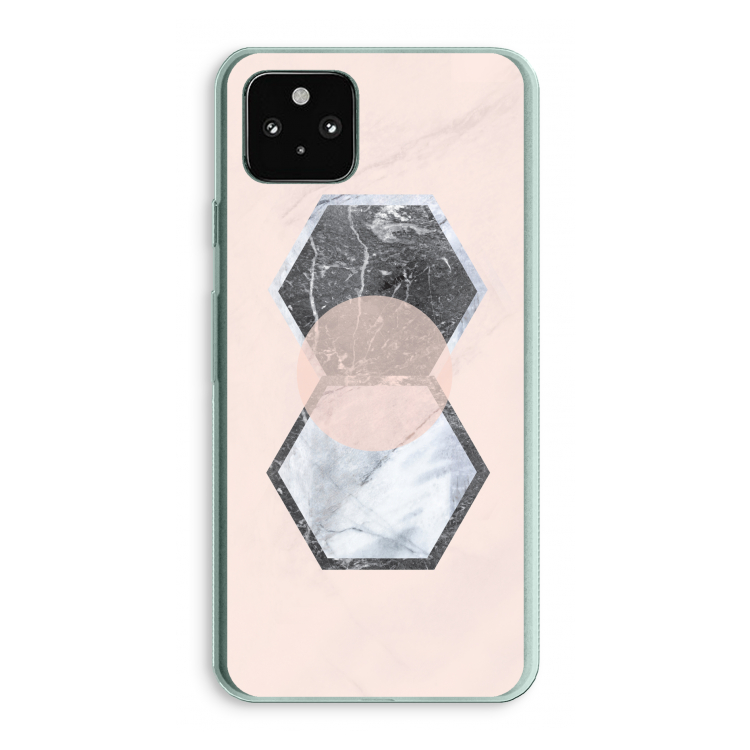 Creatieve toets: Google Pixel 5a 5G Transparant Hoesje