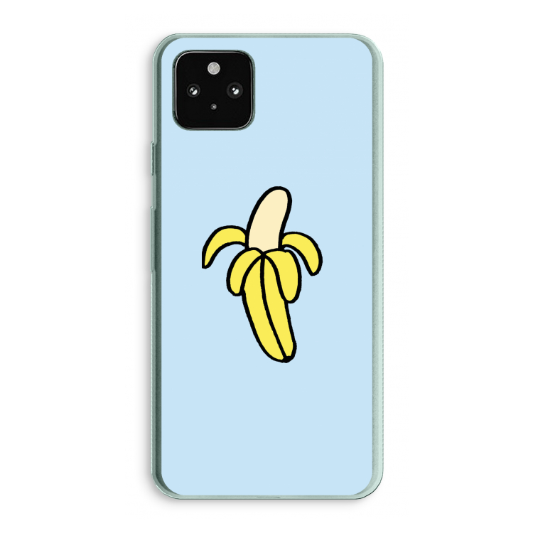 Banana: Google Pixel 5a 5G Transparant Hoesje