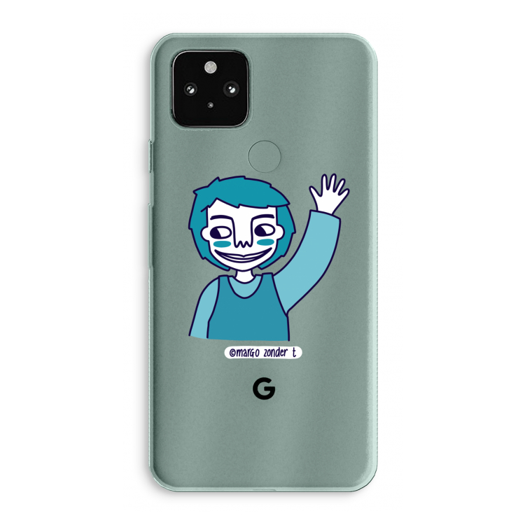 Zwaai: Google Pixel 5a 5G Transparant Hoesje